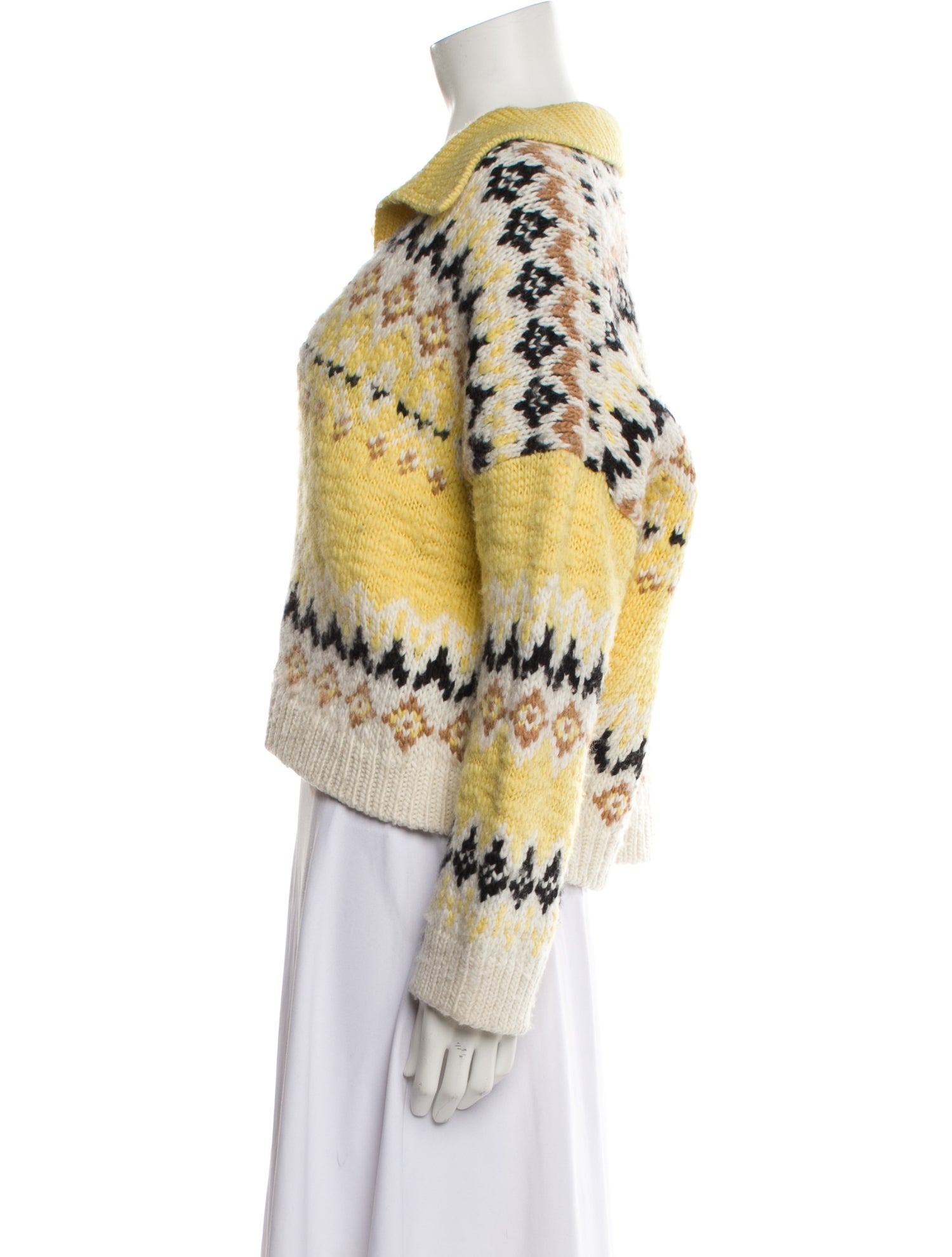 A.L.C. Merino Wool Striped Sweater